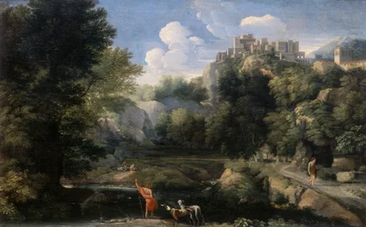 Landschaft mit Hirten